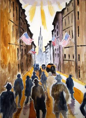 Sample artwork by Charles Burchfield (1893 - 1967), known for landscape-structure and modernist botanic painting - View similar artists and auction records